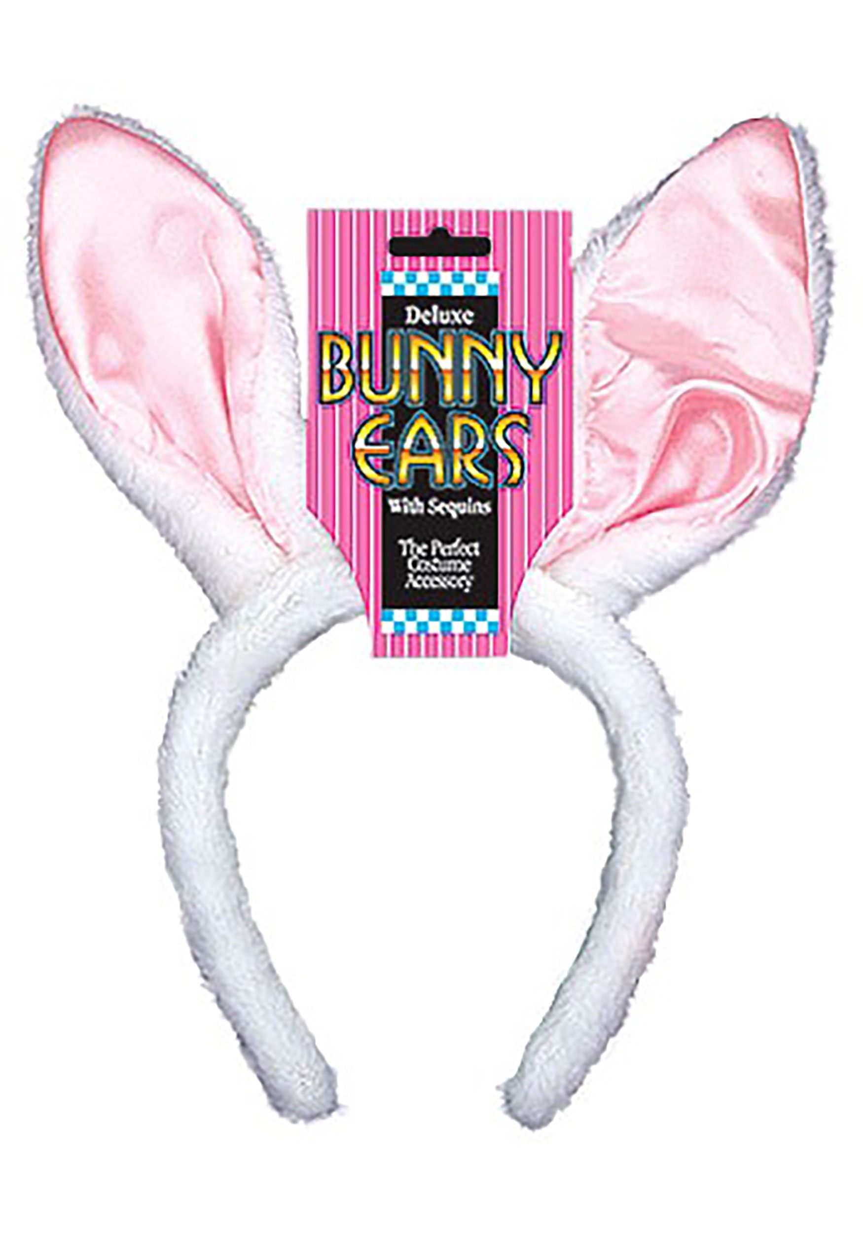 White Easter Bunny Headband Ears