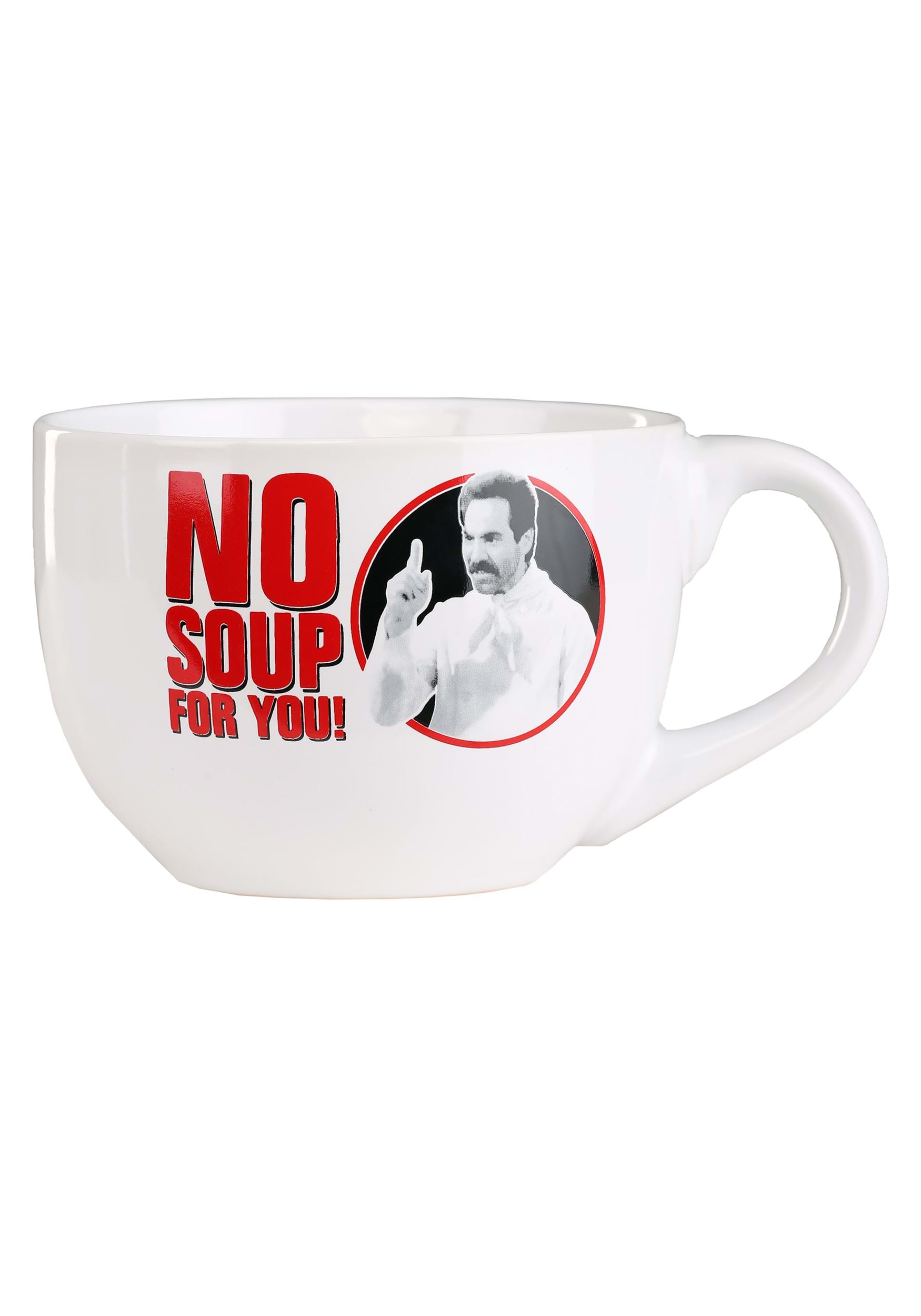 24 oz Ceramic No Soup For You Soup Mug