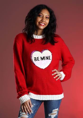 Be Mine Valentine's Day Adult Sweater upd-2-0