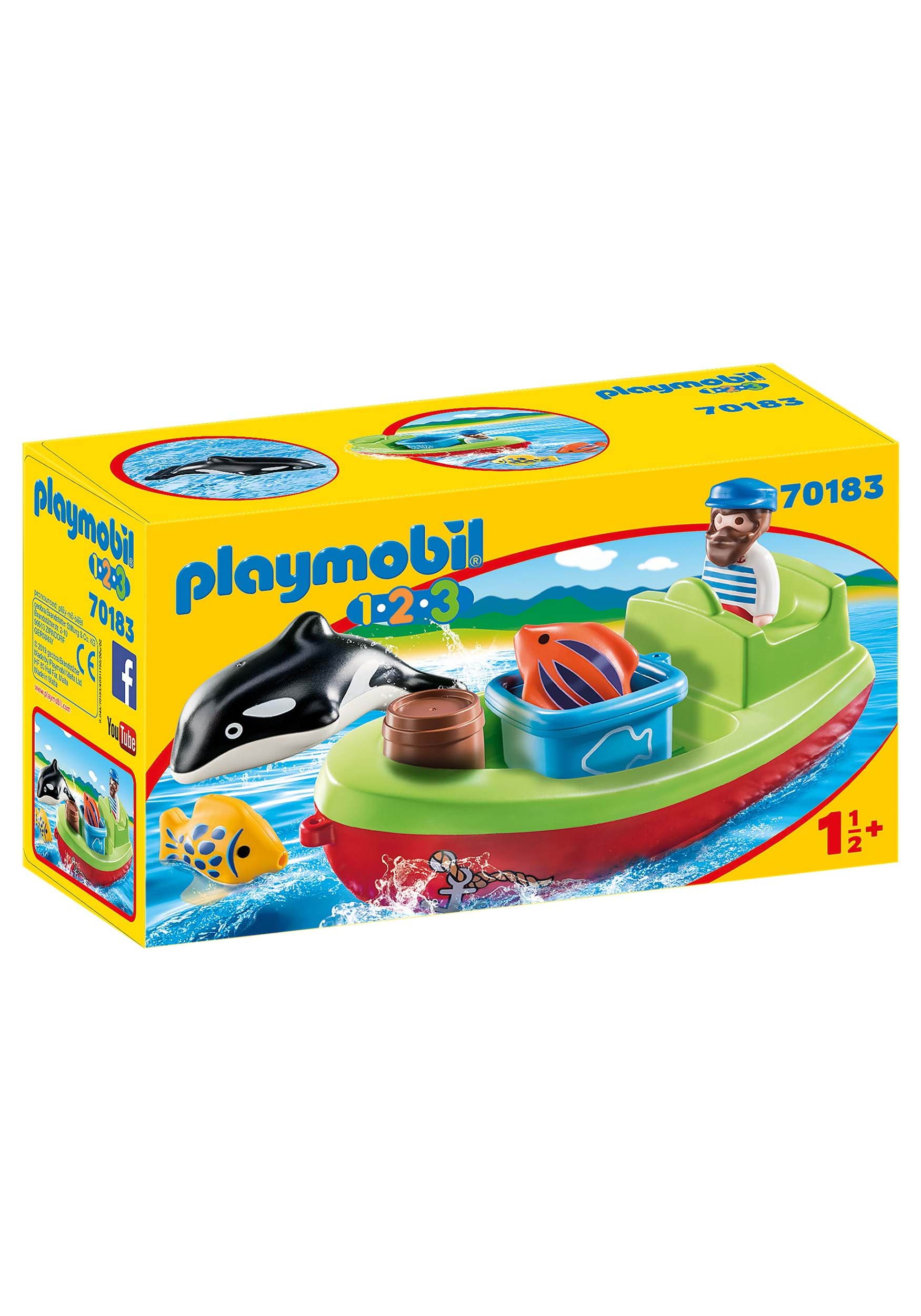 Fisherman with Boat Playmobil Playset