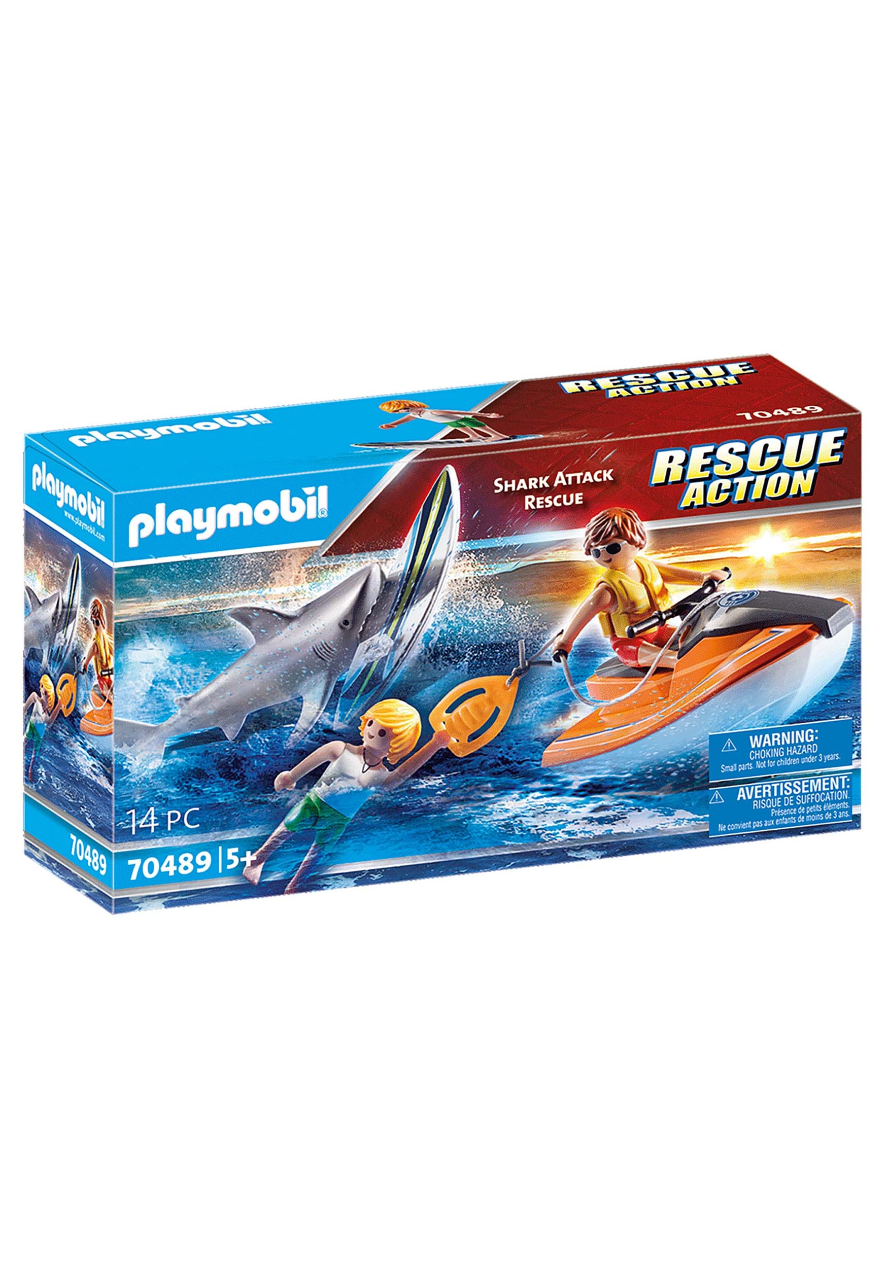 Shark Attack Rescue Playmobil Playset
