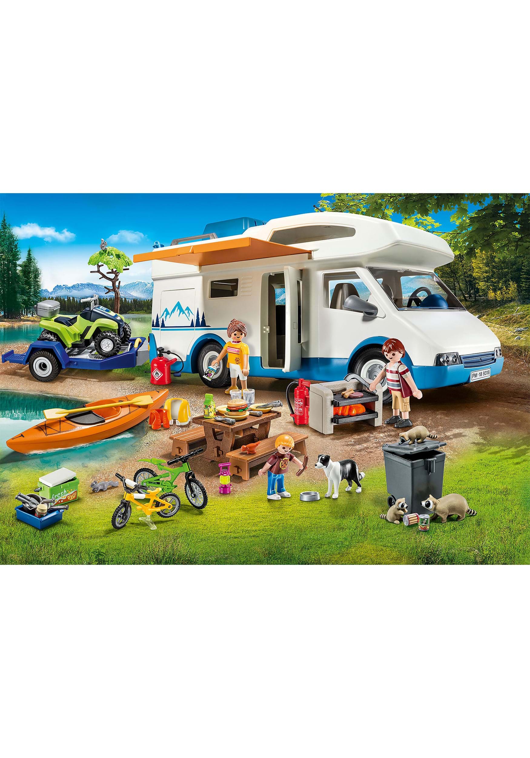 Playmobil Family Fun 9318 Aventura De Camping En Motorhome