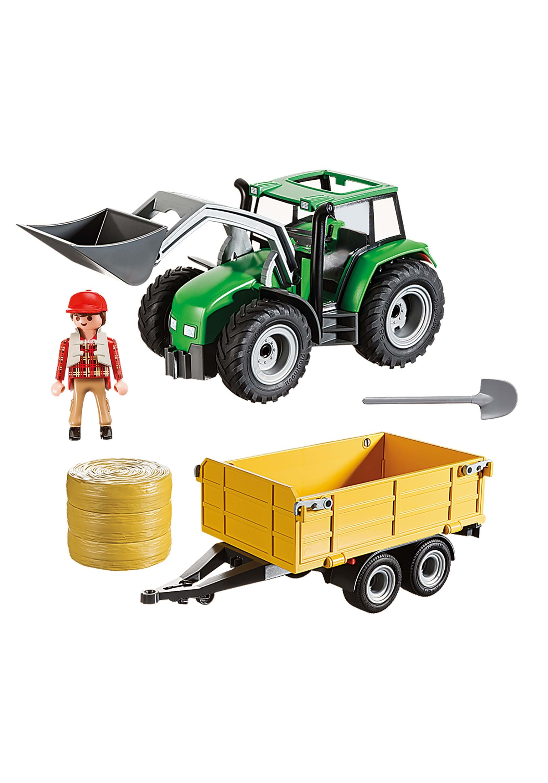 PLAYMOBIL 6130 Country Large Tractor with Trailer for sale online
