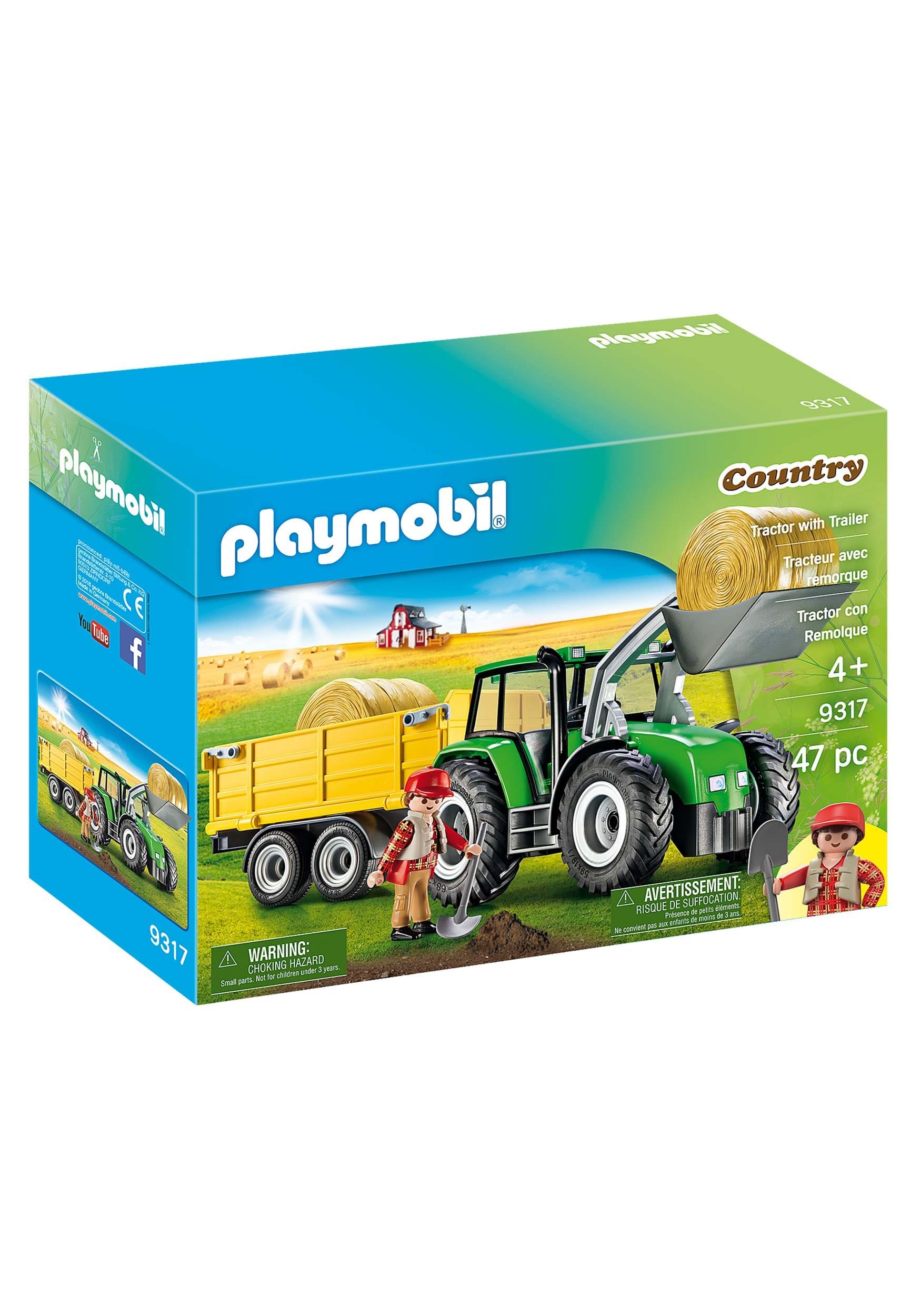 Playmobil - Tractor With Trailer