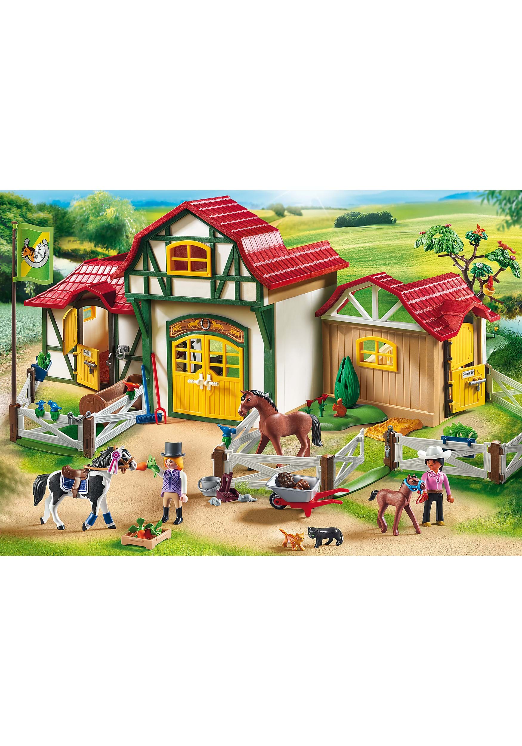 Playmobil potions with Water Pump Stables Farm 3716 3666 Collection #394 