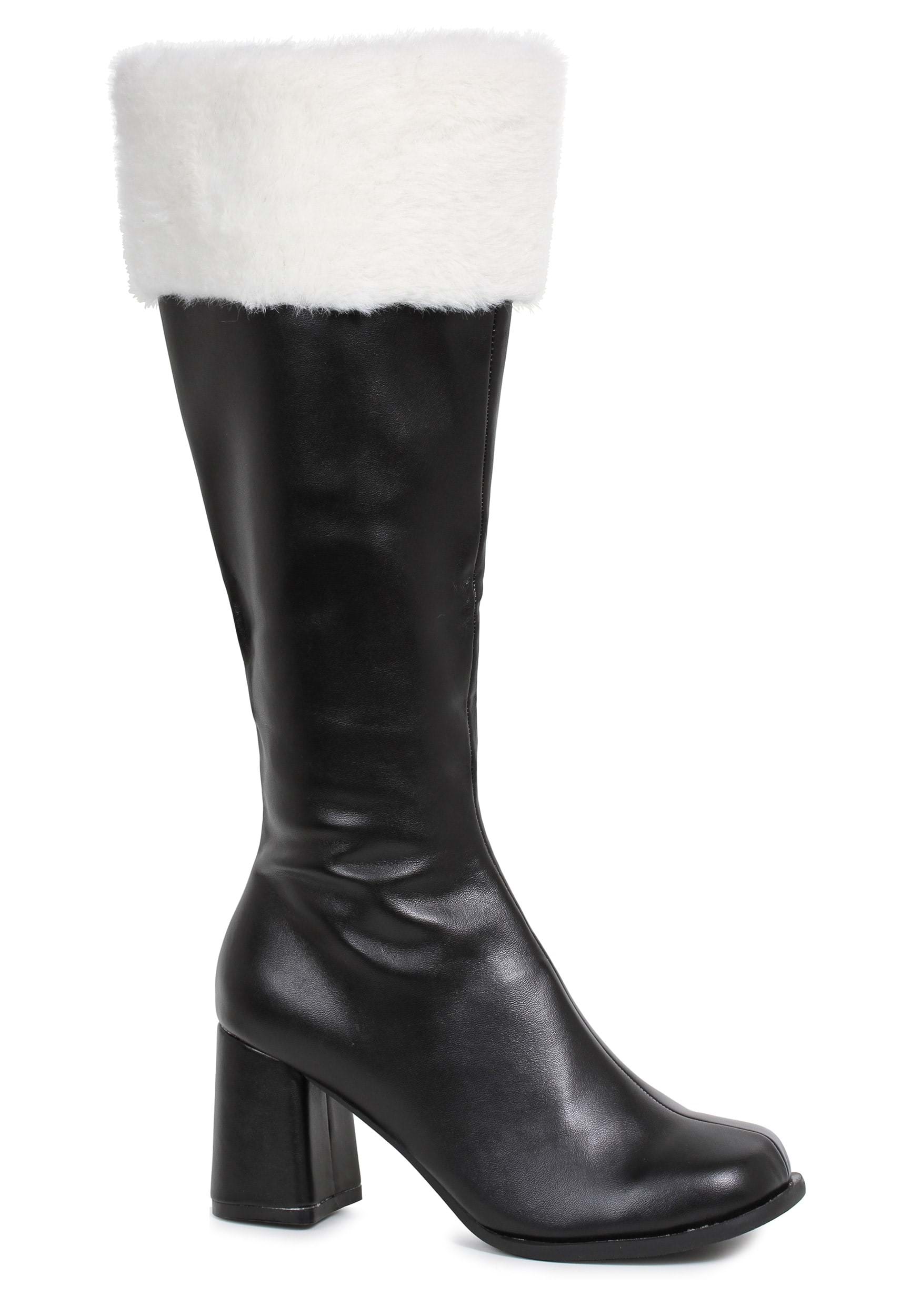 Gogo Fur Topped Mrs. Claus Boots for Women