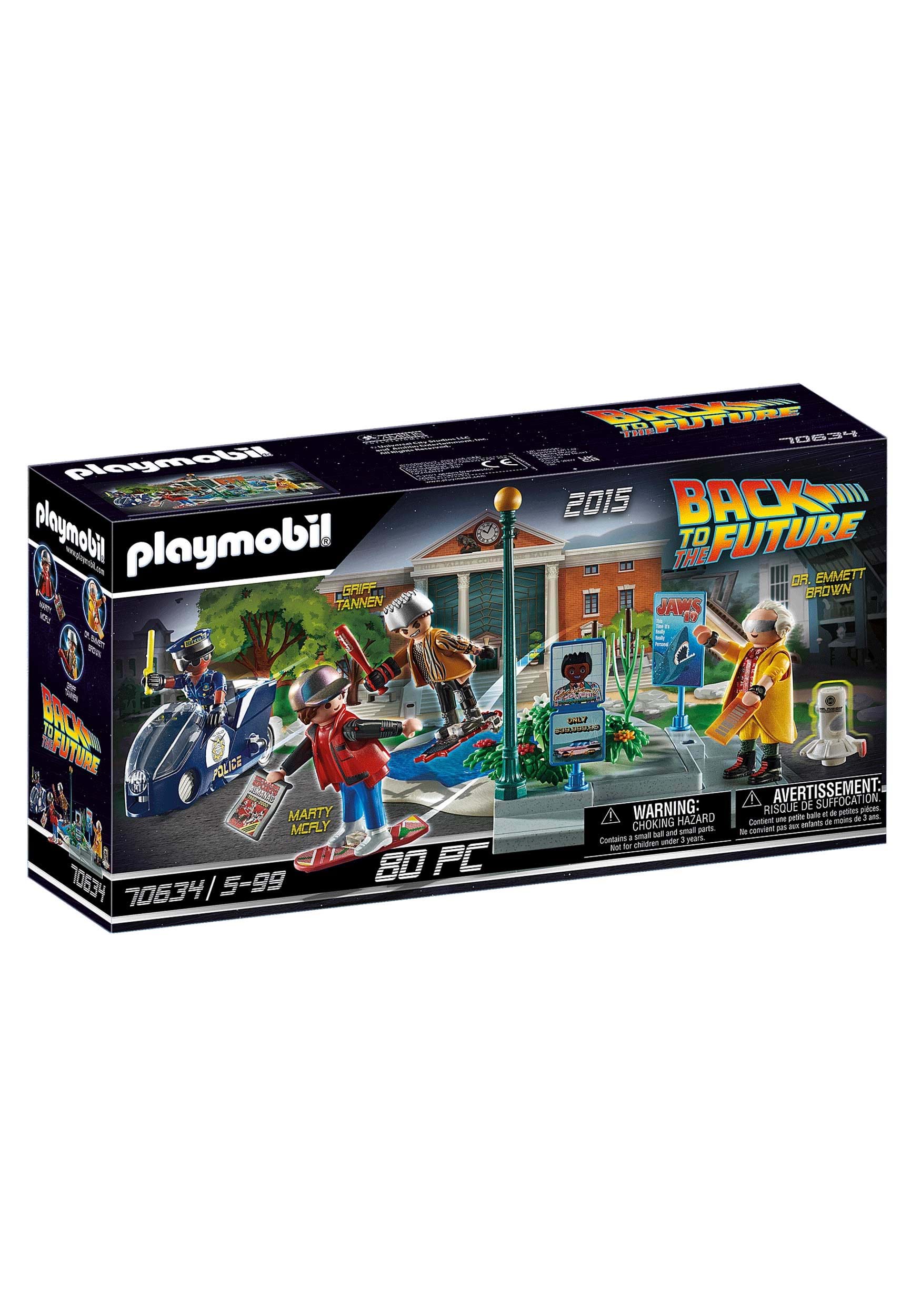 PLAYMOBIL Back to the Future 70634 Part II Hoverboard Chase - MaxxiDiscount