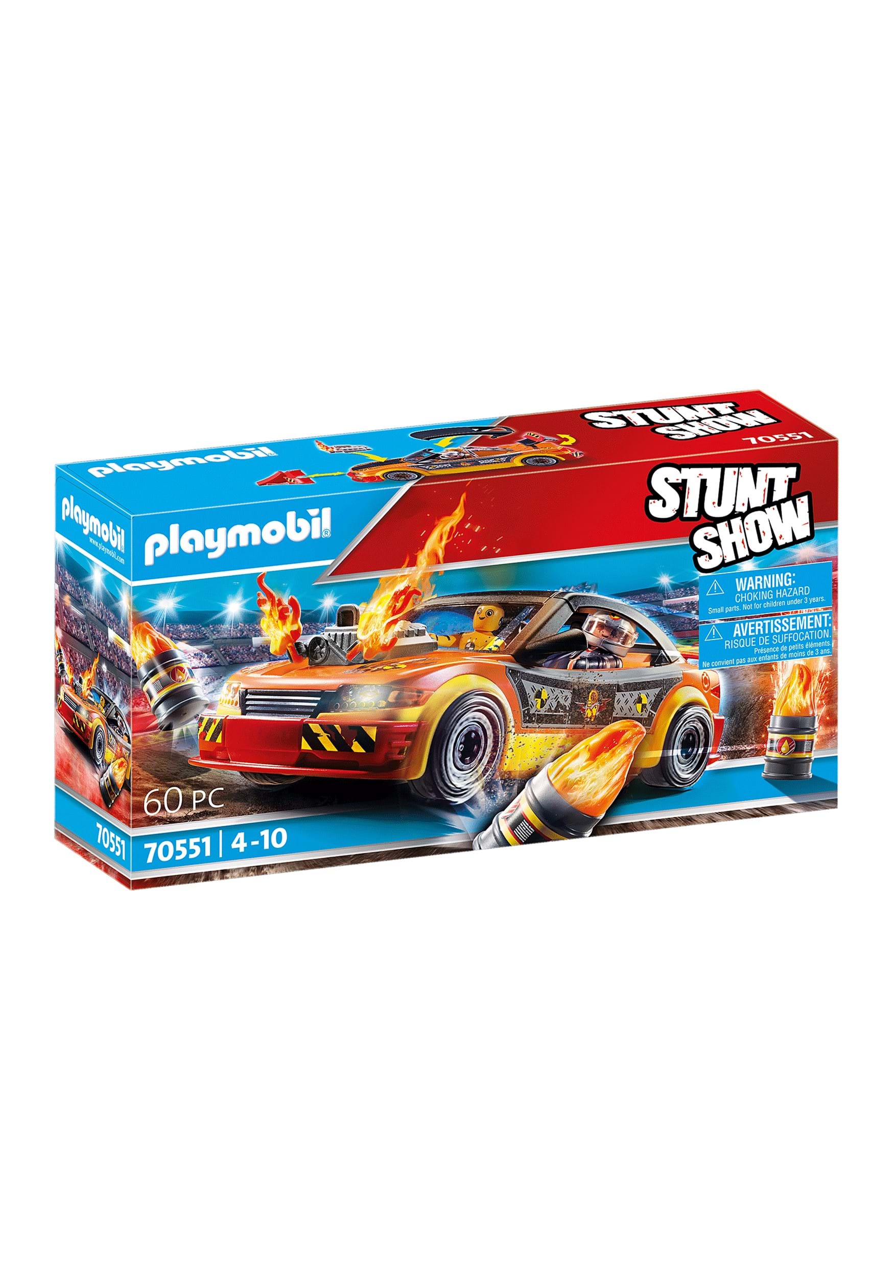 Stunt Show Crash Car Playmobil Playset
