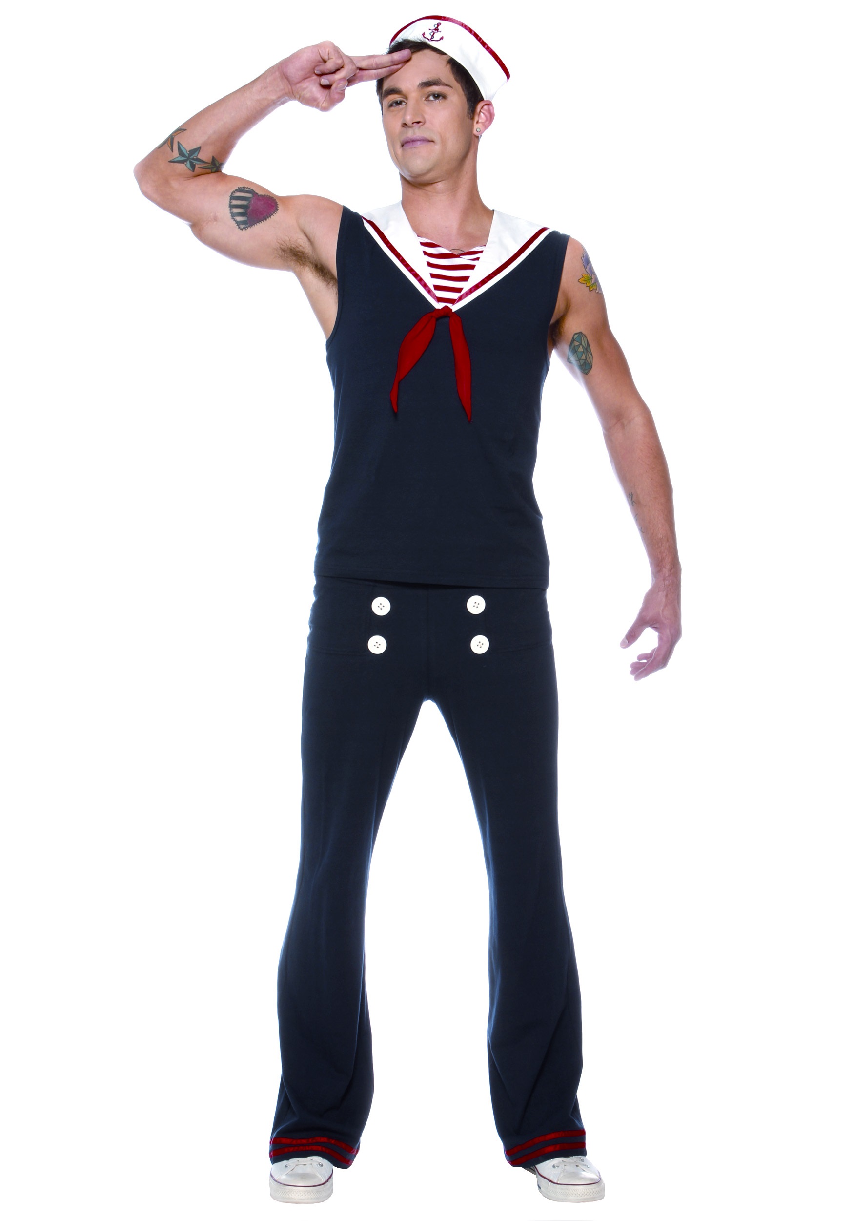 Mens Deckhand Sailor Costume | Sexy Sailor Costume