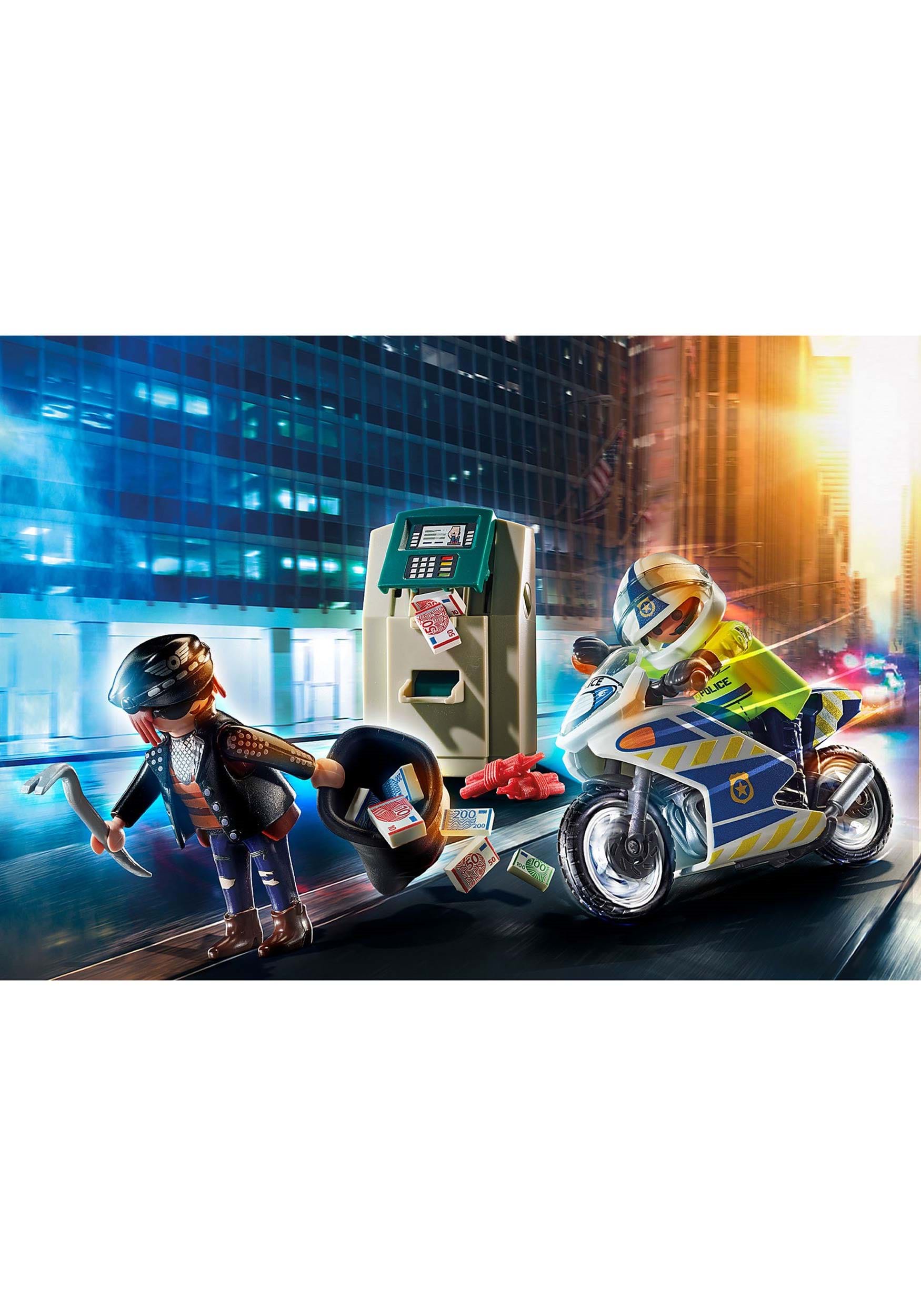 Playmobil City Life Pilote Et Moto