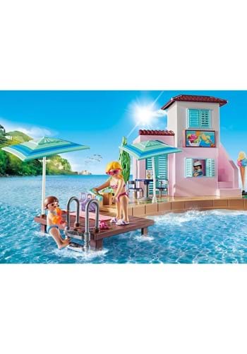 playmobil 70279 family fun waterfront ice cream shop