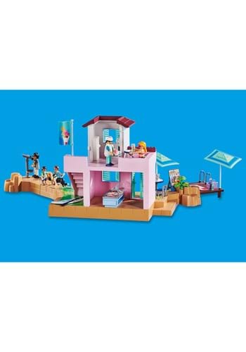 playmobil 70279 family fun waterfront ice cream shop