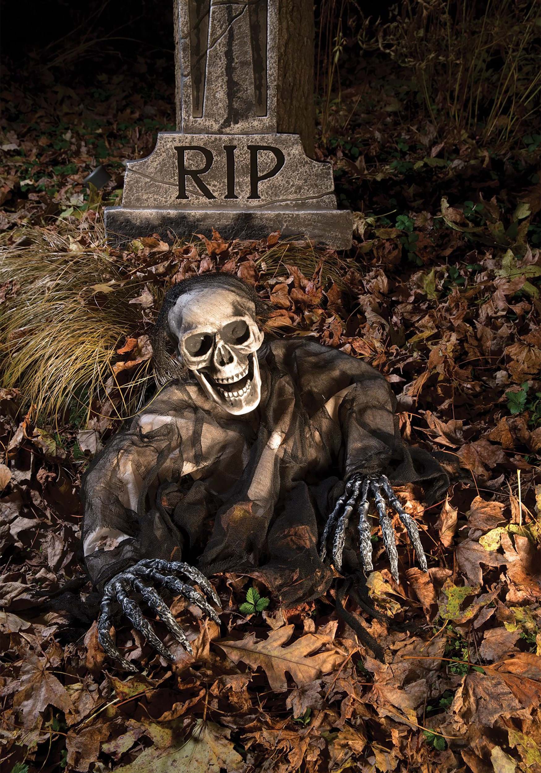 Skeleton Grave Breaker Halloween Decoration
