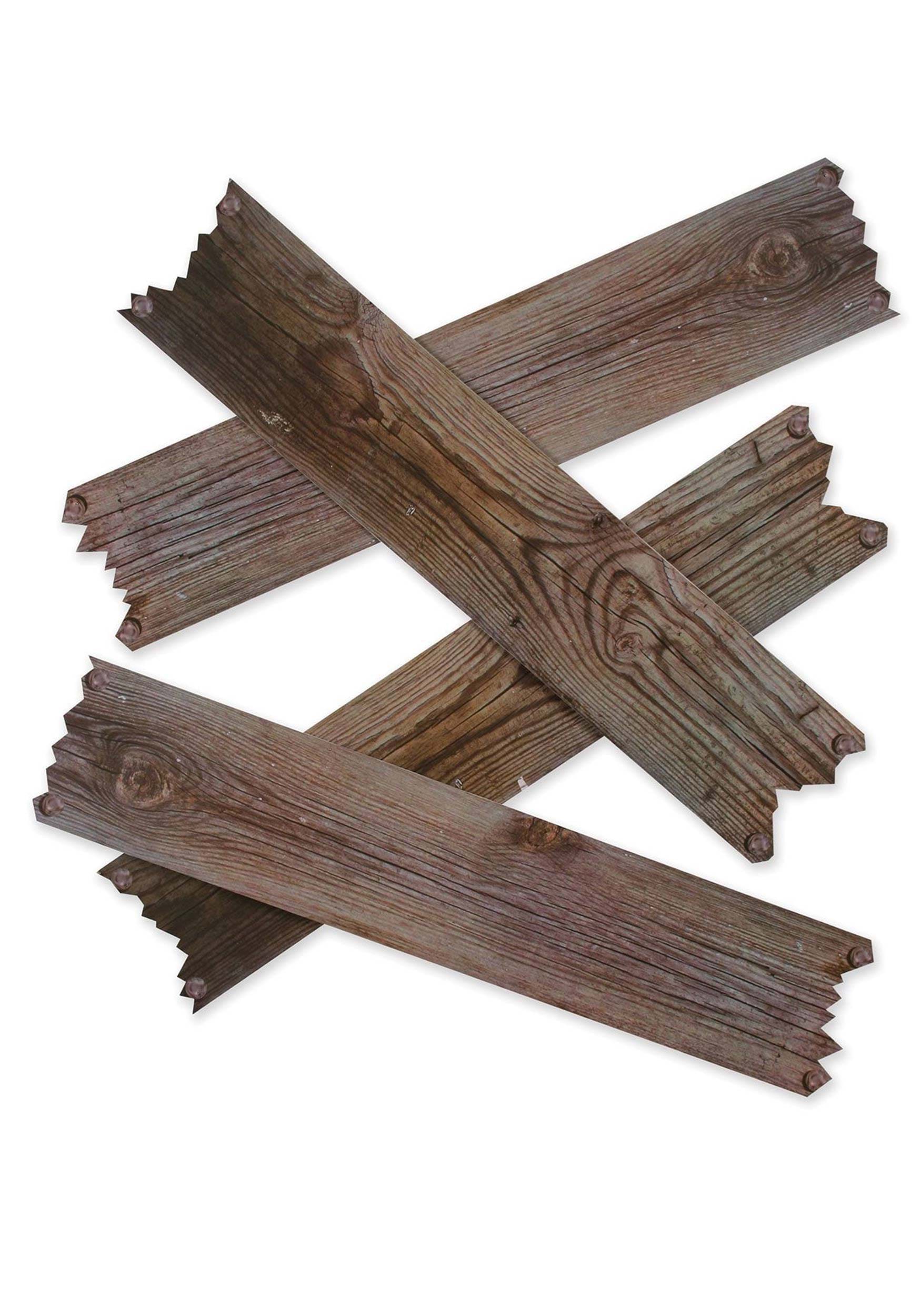 Haunted Outdoor Window Boards Halloween Decor