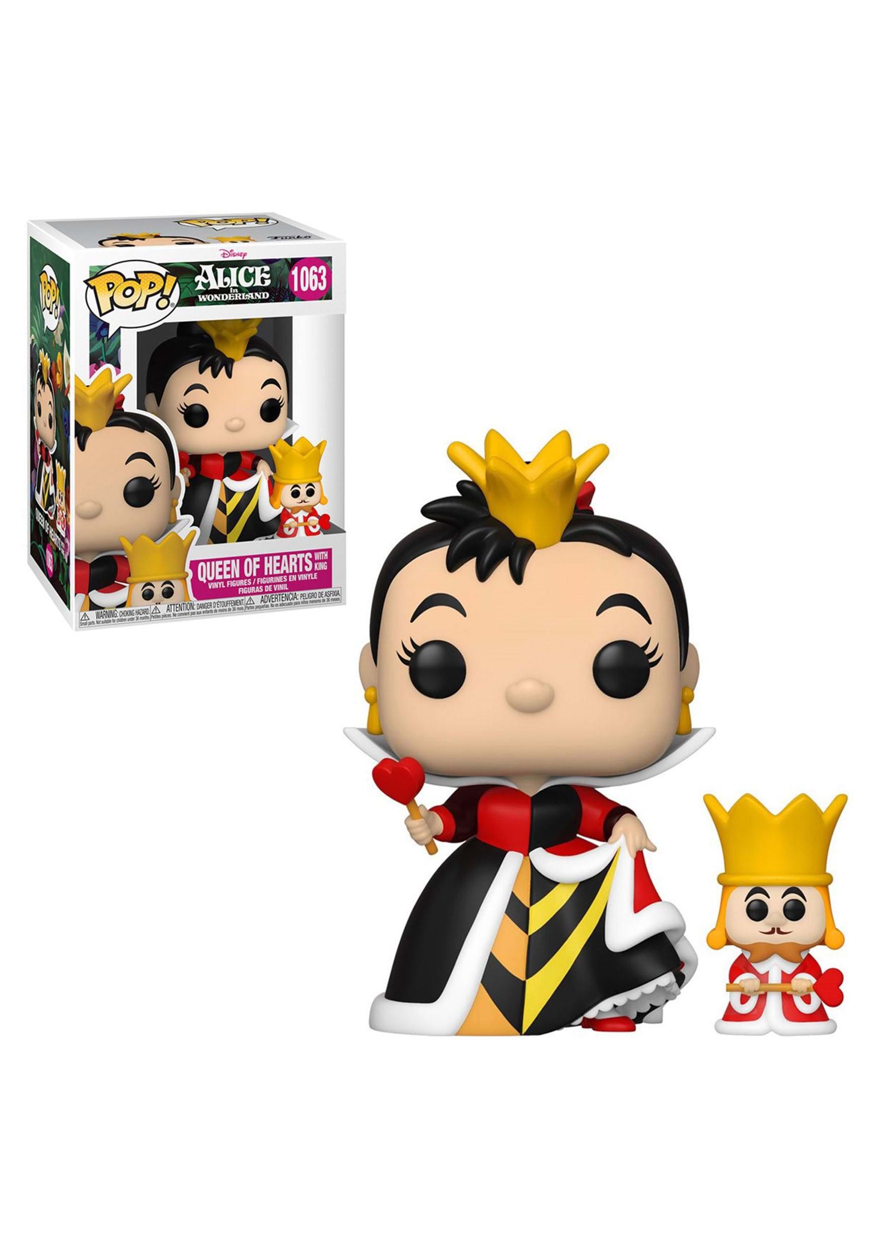Funko POP and Buddy Disney: Alice 70th– Queen With King Figure