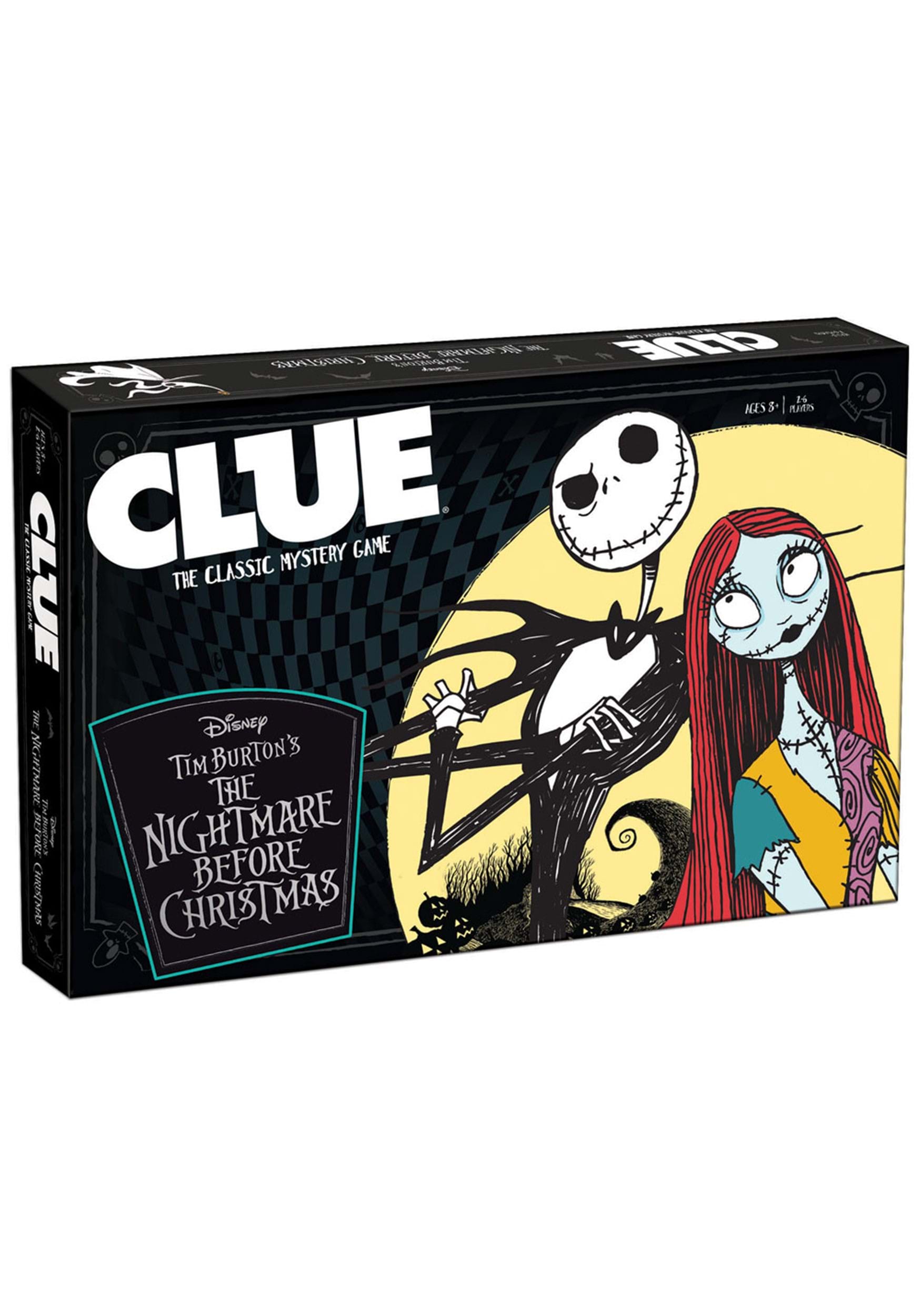 The Nightmare Before Christmas CLUE Board Game
