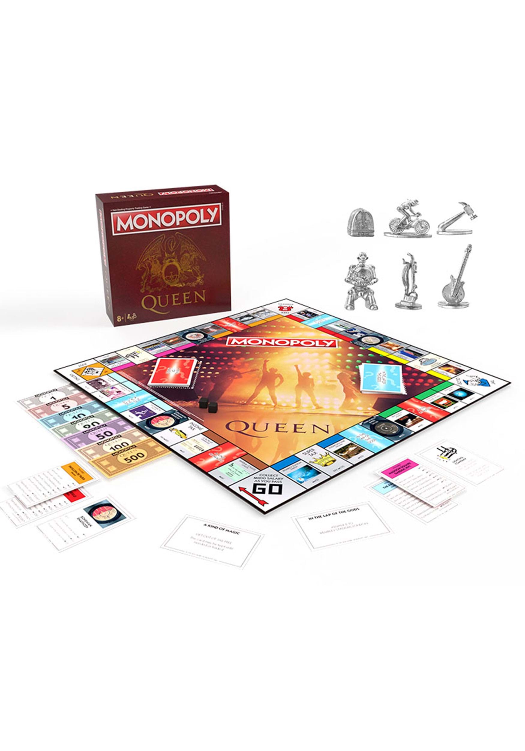 QUEEN EDITION MONOPOLY BOARD GAME BRAND NEW CHRISTMAS GIFT FREDDIE MERCURY XMAS 