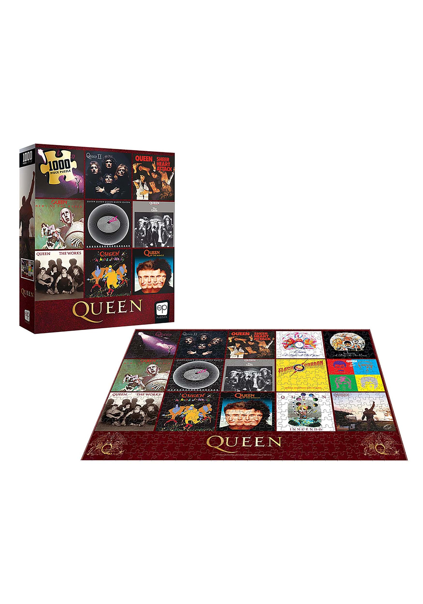 1000 Piece Queen Album Covers Puzzle | Bands and Artists Gifts