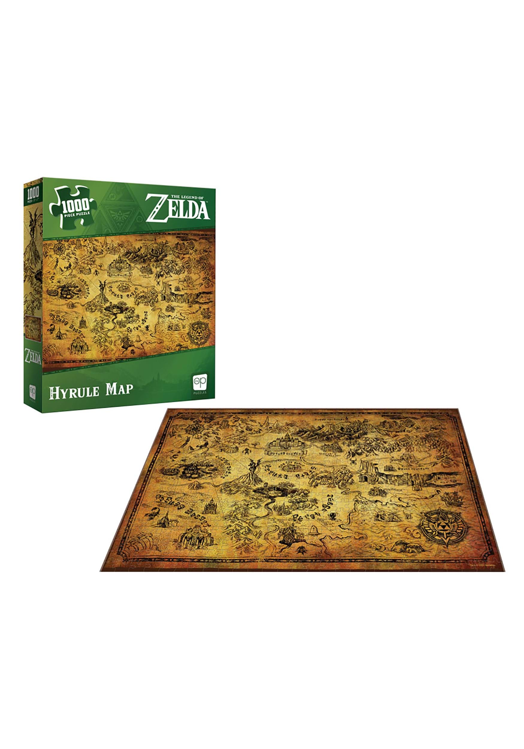 1000 Piece Hyrule Map The Legend of Zelda Puzzle