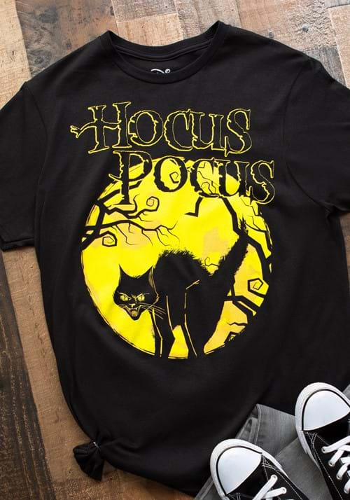 Adult Hocus Pocus Cat T-Shirt-update1