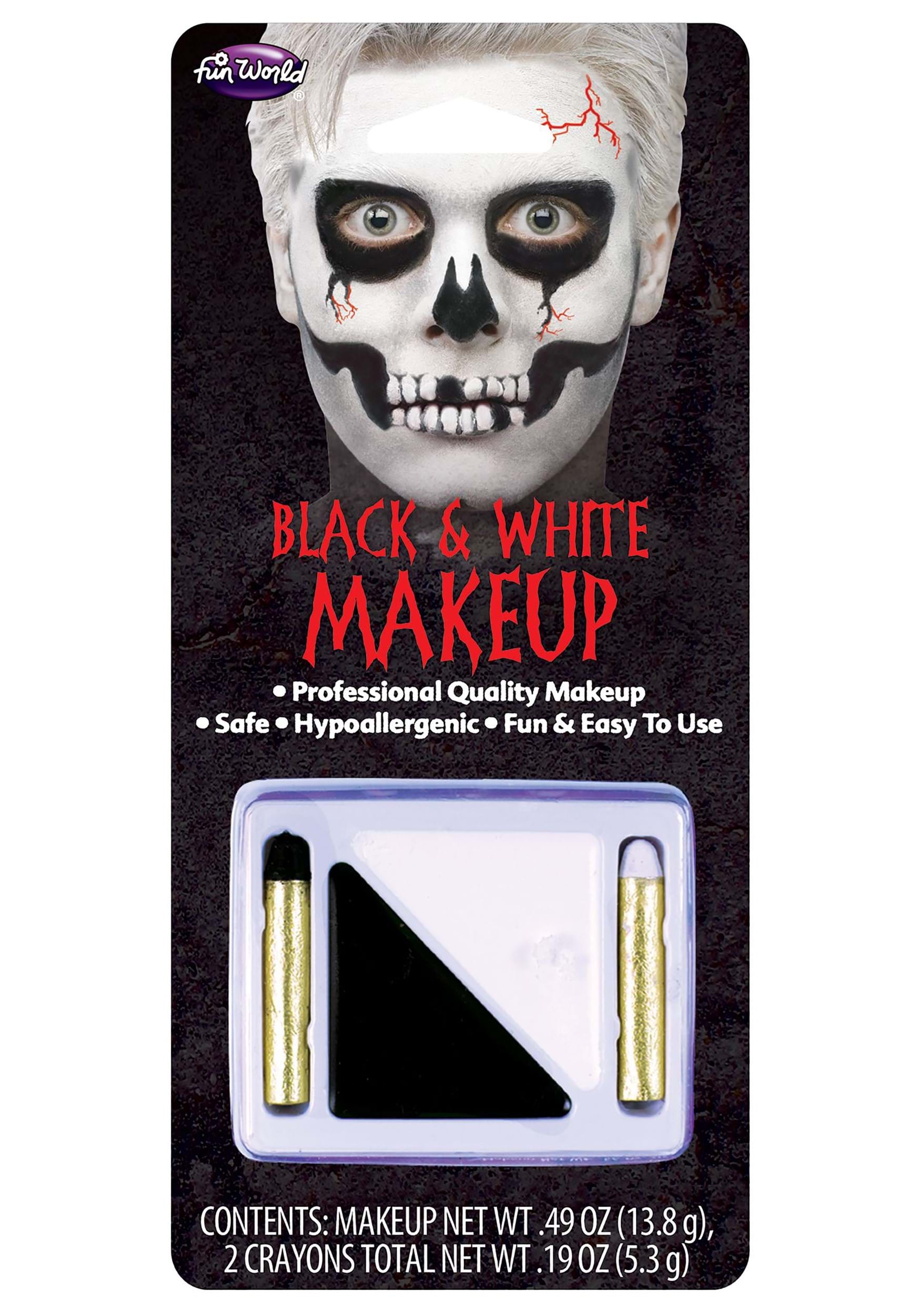 Black and White Costume Makeup Kit