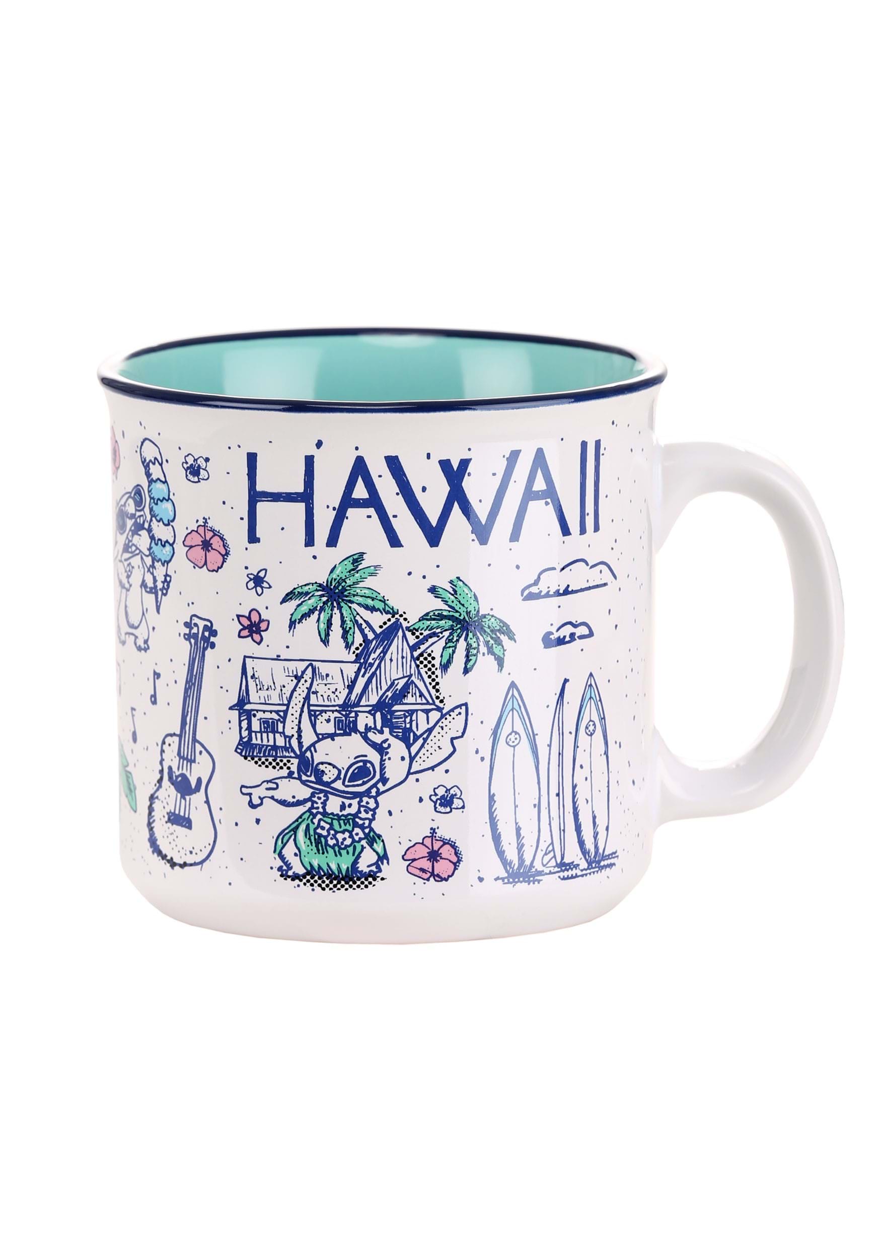 20oz Lilo and Stitch Hawaii Destination Camper Mug