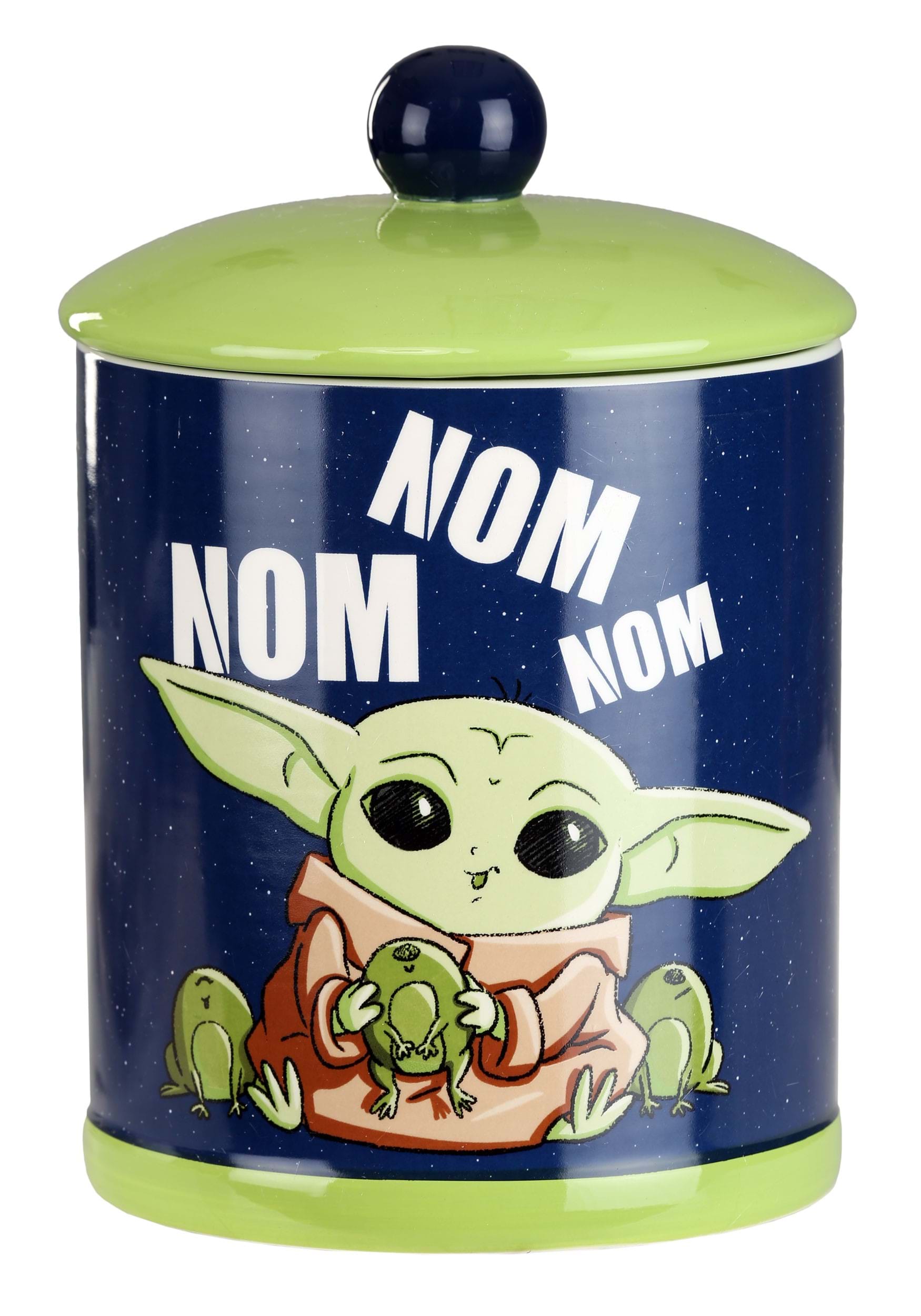 Cookie Jar of Grogu Nom Frogs