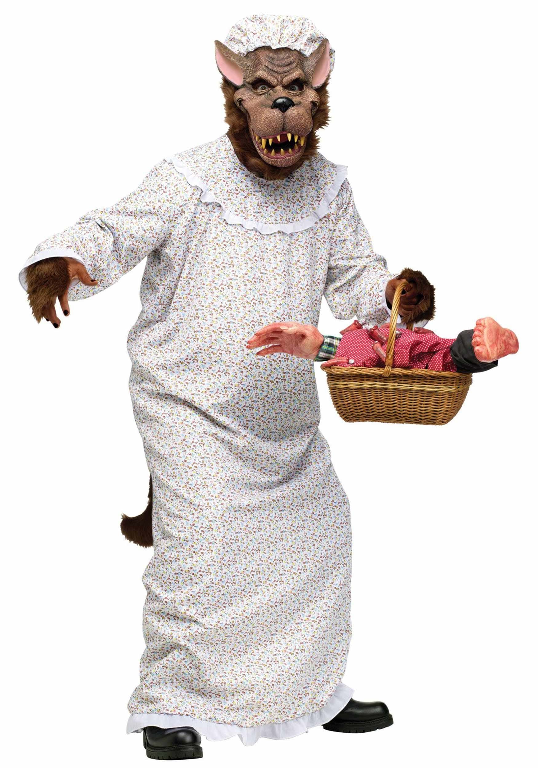 Big Bad Granny Wolf Child Costume