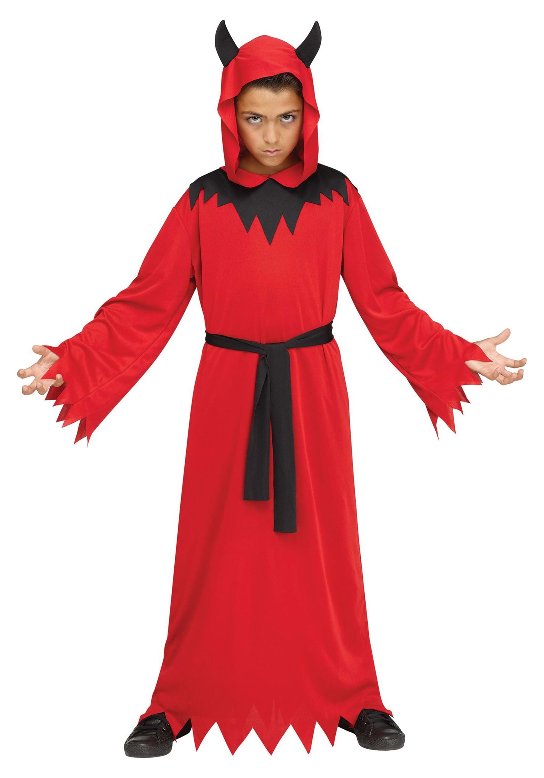 Photos - Fancy Dress Fun World Devil Child Costume Black/Red FU137872