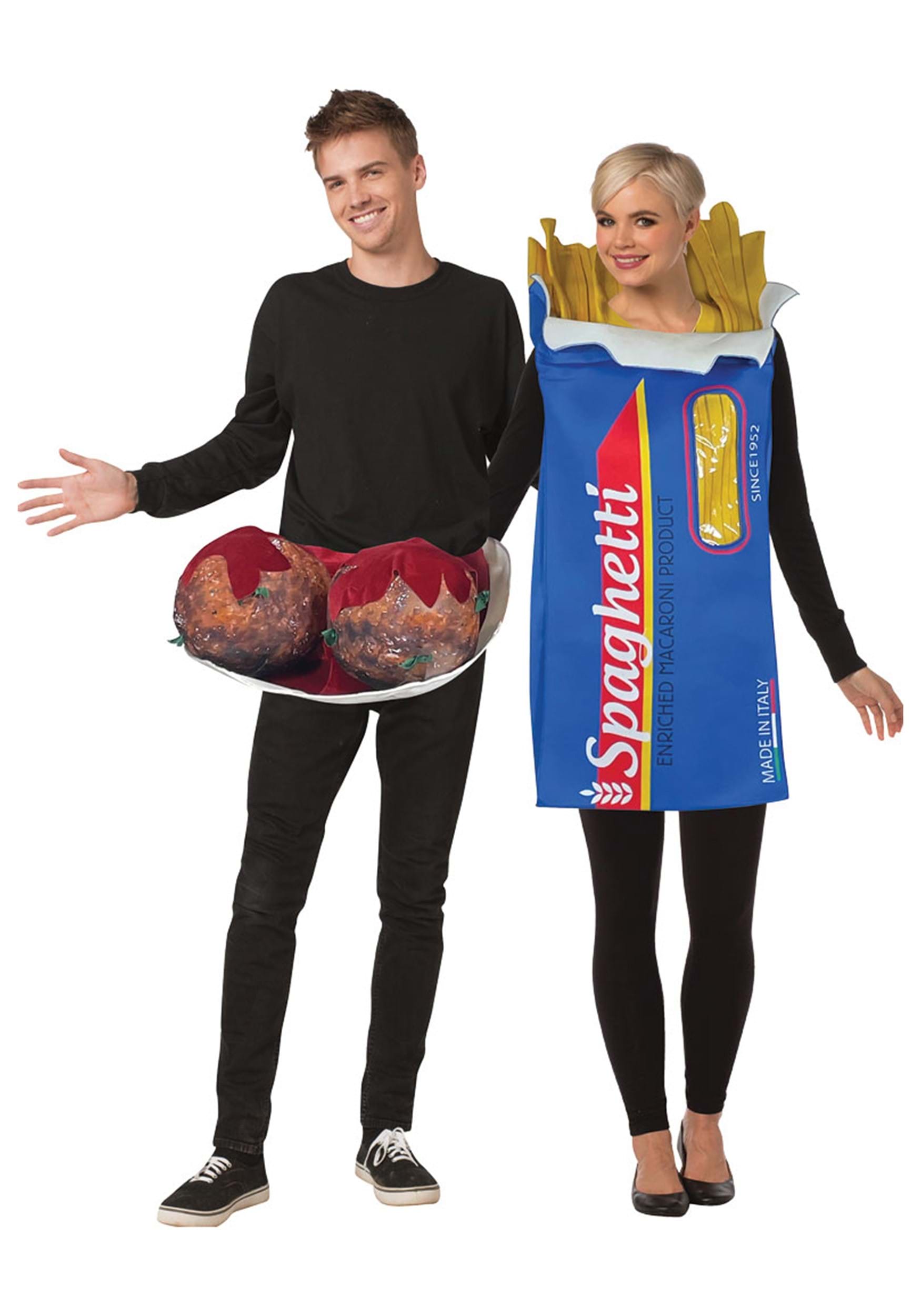 Meatballs and Spaghetti Couple Costume