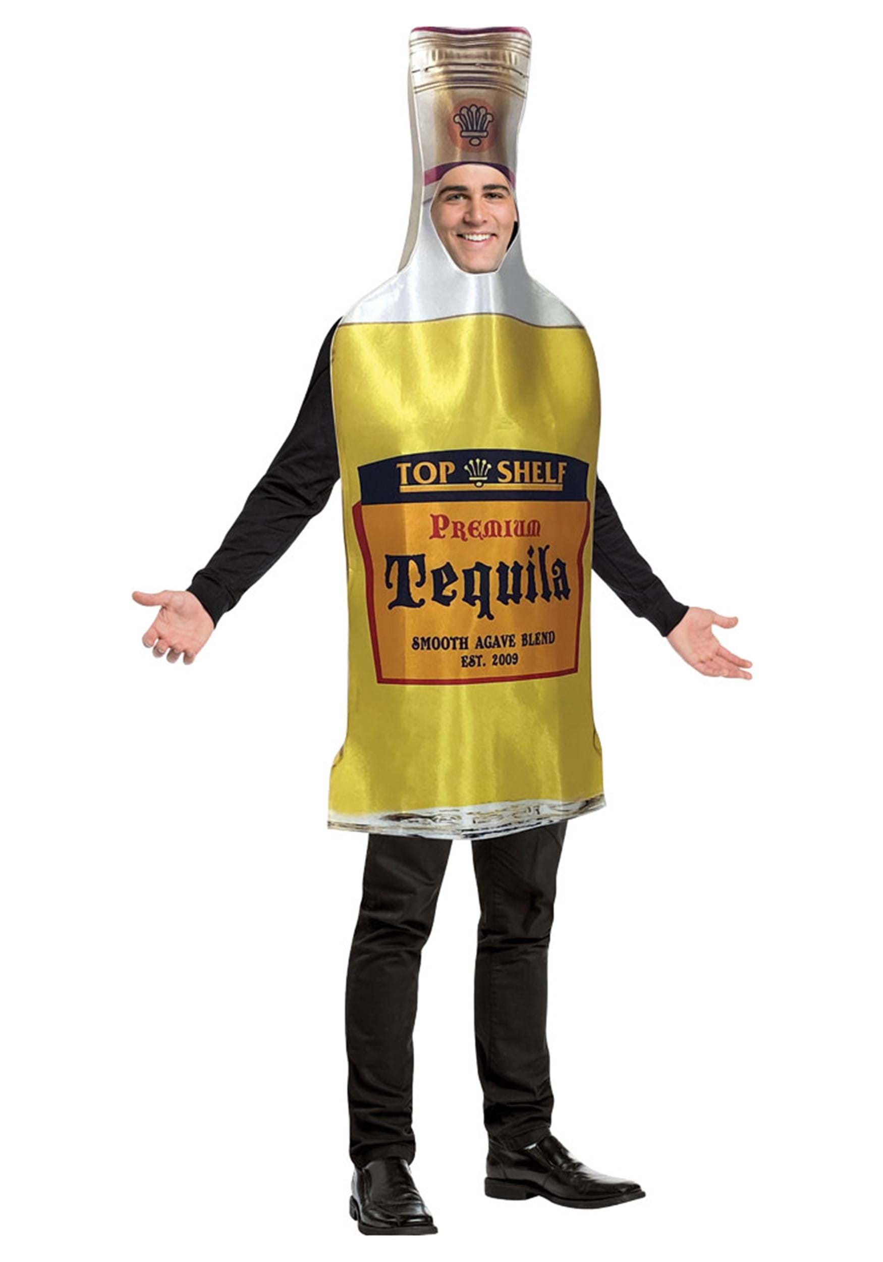 Photos - Fancy Dress Morris Costumes Adult Tequila Bottle Tunic Costume | Adult Costume Brown&# 