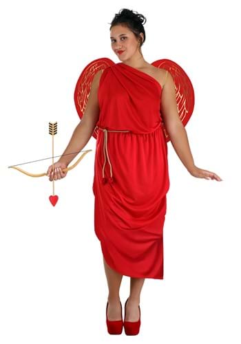 Plus Size Womens Cupid Costume Dress