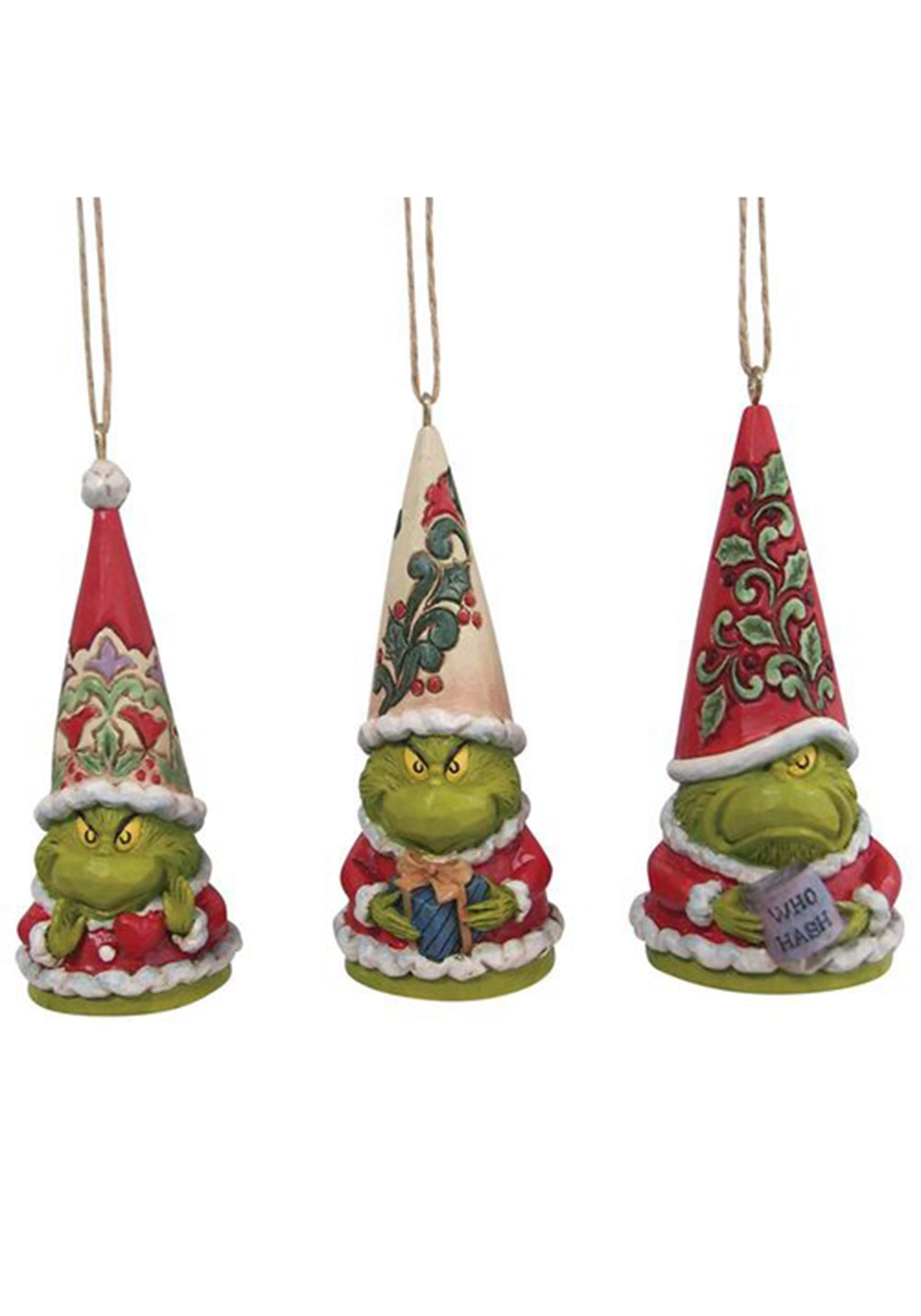 3 Pack Grinch Gnome Ornament