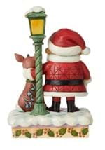 Jim Shore Rudolph Santa and Lamp Post Statue Alt 1