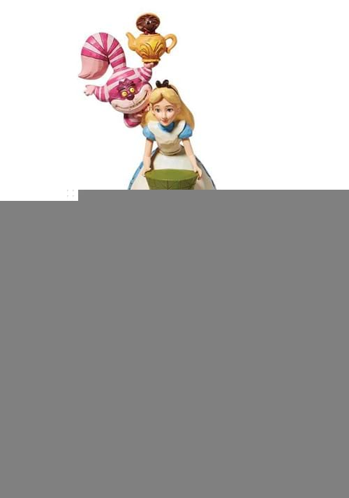 Jim Shore Alice in Wonderland Stacked Statue