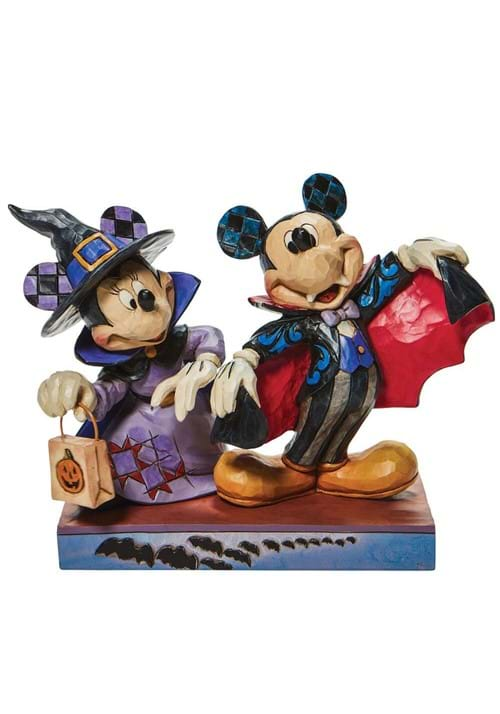 Jim Shore Minnie Witch Vampire Mickey Statue