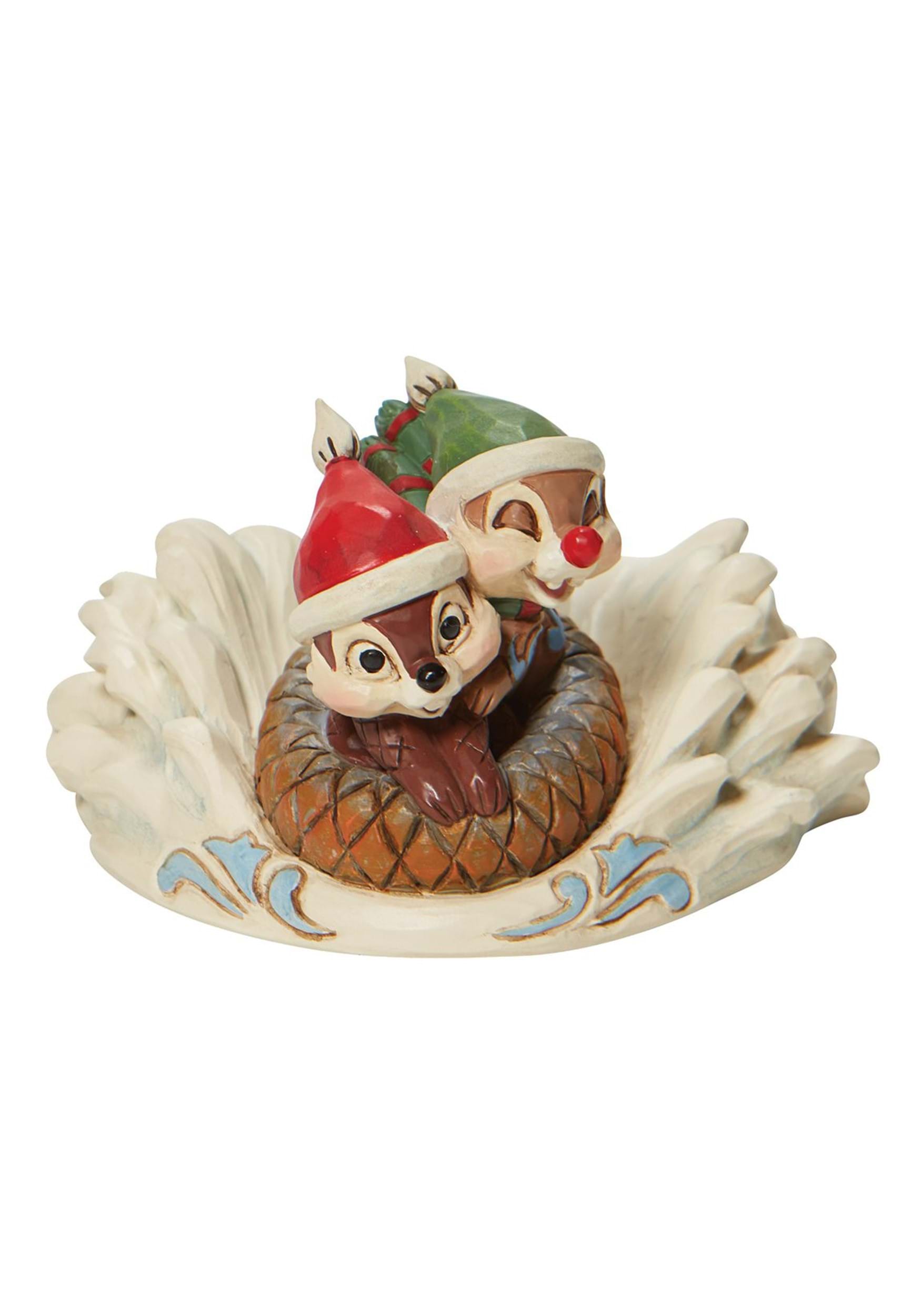 Chip and Dale Sledding Saucer Jim Shore Statue