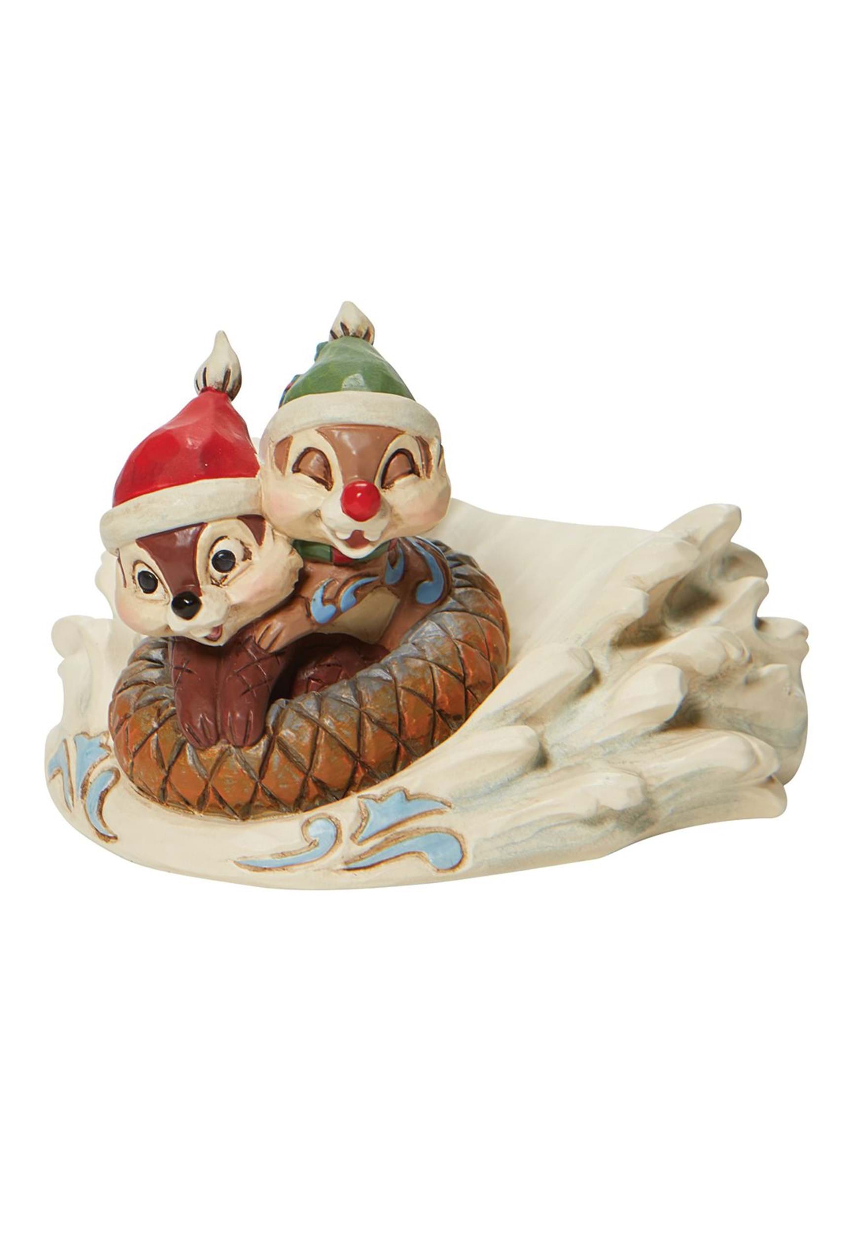 Chip And Dale Sledding Saucer Jim Shore Statue