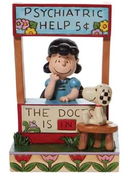 Jim Shore Lucy Psychiatric Booth Chaser Statue