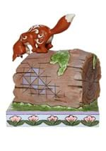 Jim Shore Fox and the Hound on Log Statue Alt 1