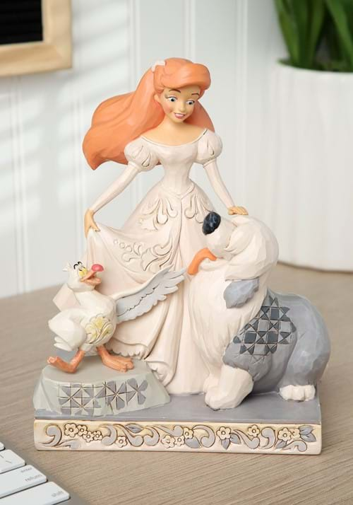 Jim Shore White Woodland Ariel Statue-0