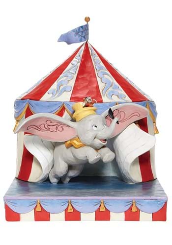 Jim Shore Dumbo Flying out of Tent Scene Diorama