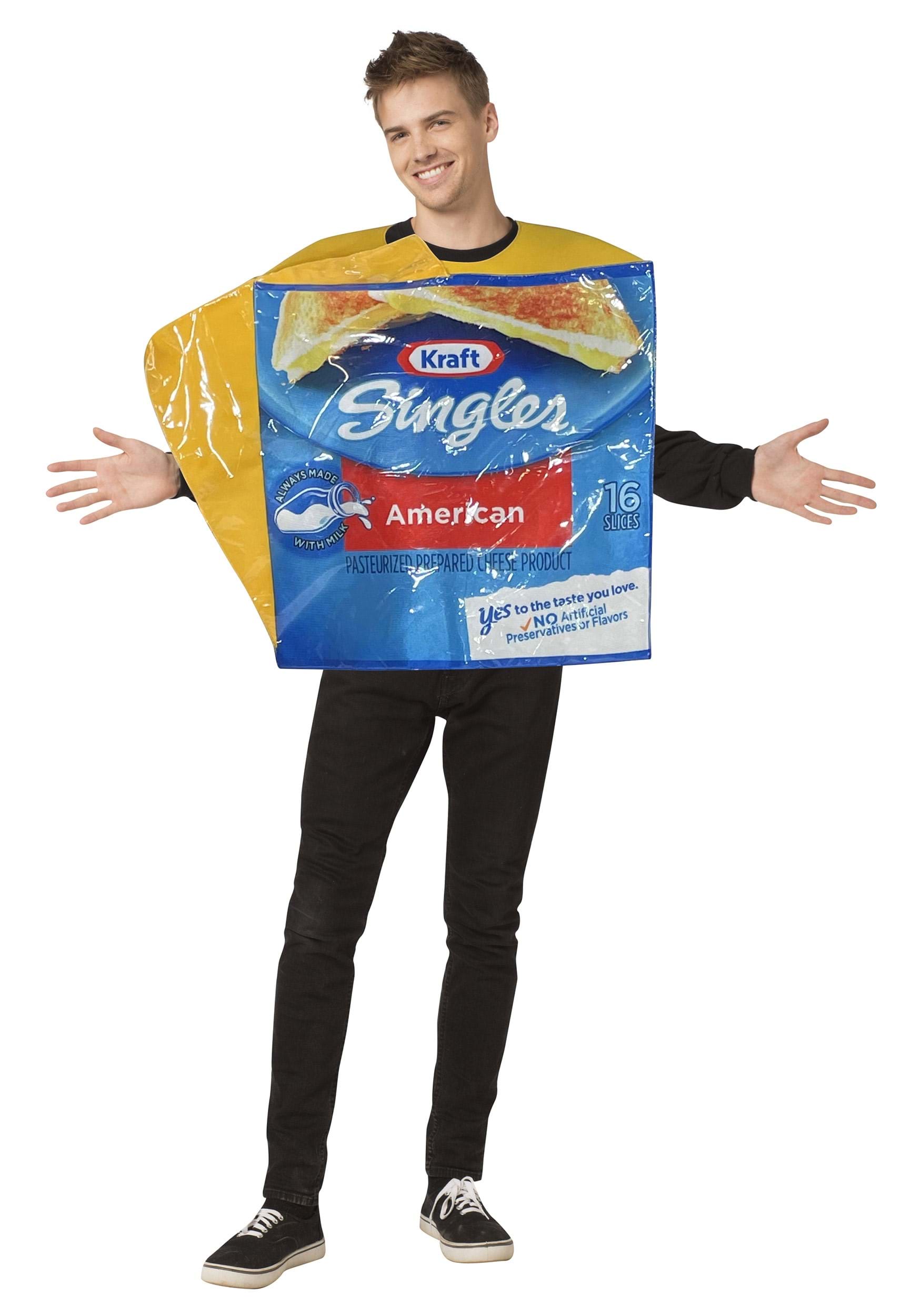 Kraft Singles Cheese Adult Costume