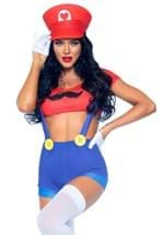 Sexy Piece Red Gamer Babe Womens Costume alt 3