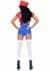 Sexy Piece Red Gamer Babe Womens Costume alt 2