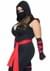 Sexy Deadly Ninja Women's Plus Size Costume Alt 3