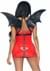 Faux Leather Black Bat Wing Body Harness Alt 1