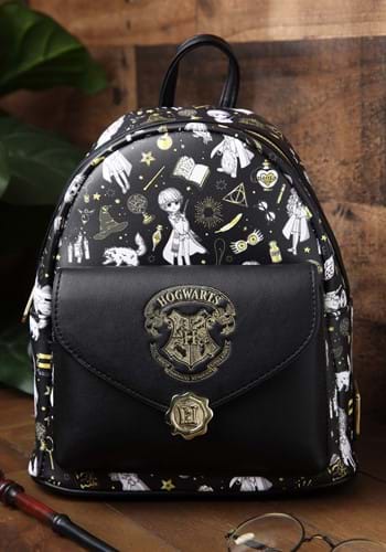Loungefly Harry Potter Magical Elements AOP Mini Backpack-1