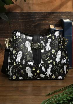 Loungefly Harry Potter Magical Elements AOP Crossbody Bag-1