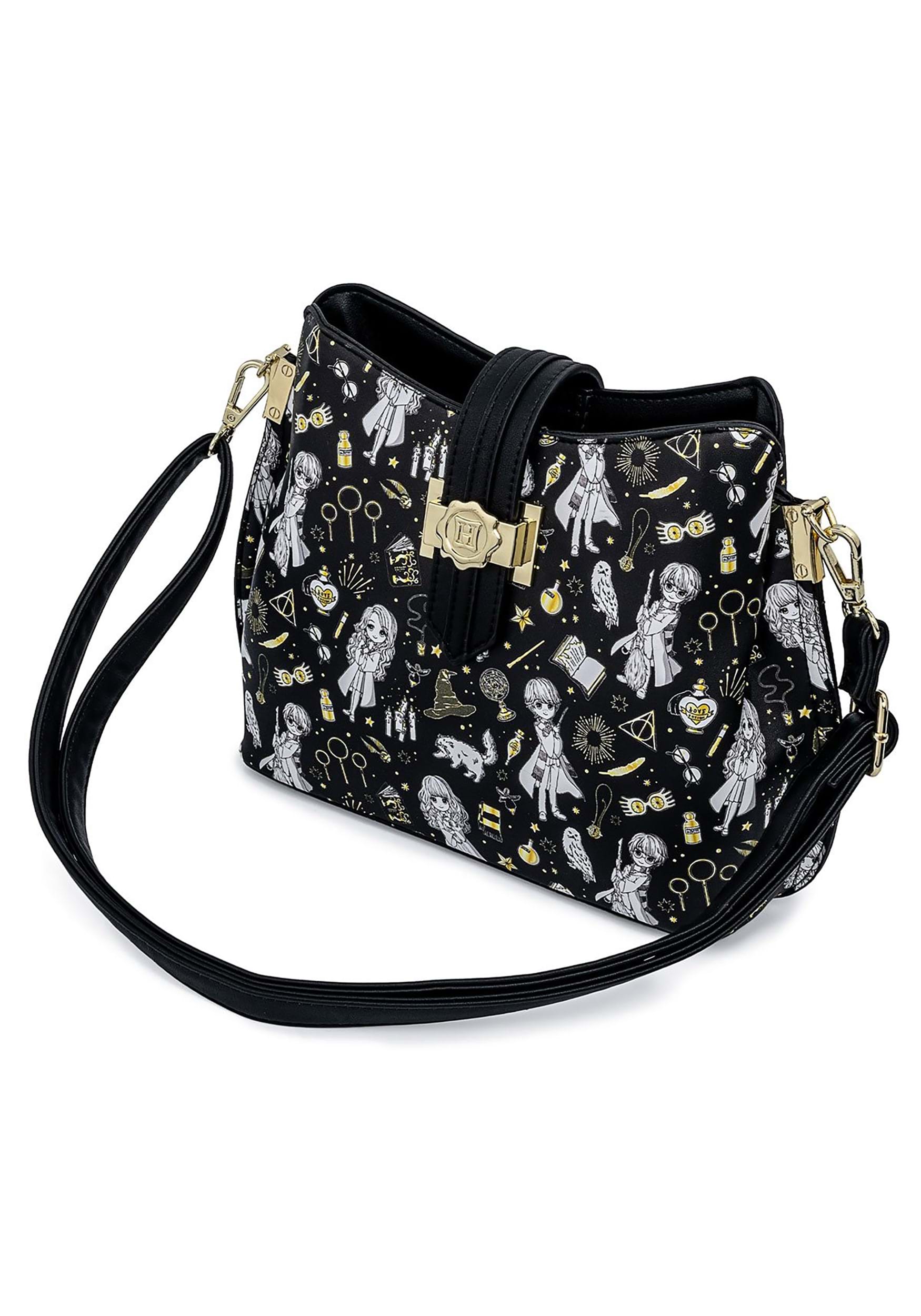 Crossbody Loungefly Harry Potter Magical Elements AOP Bag
